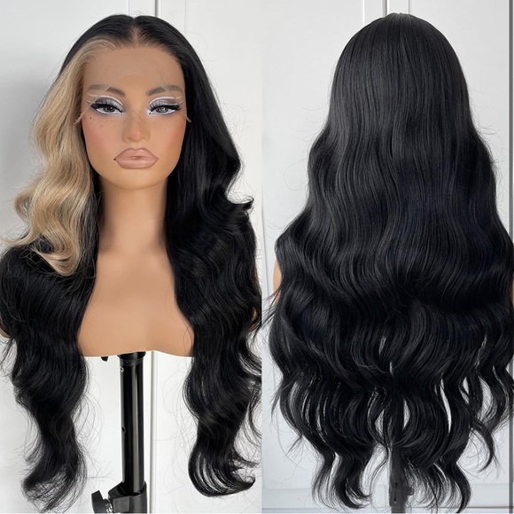 Human Hair Blended Lace Front wig